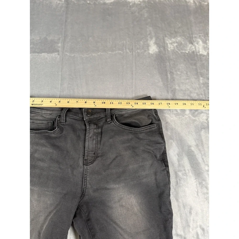 CALVILLE Men's Size L Large Dark Gray Wash Slim Tapered Stretch Jeans Pants